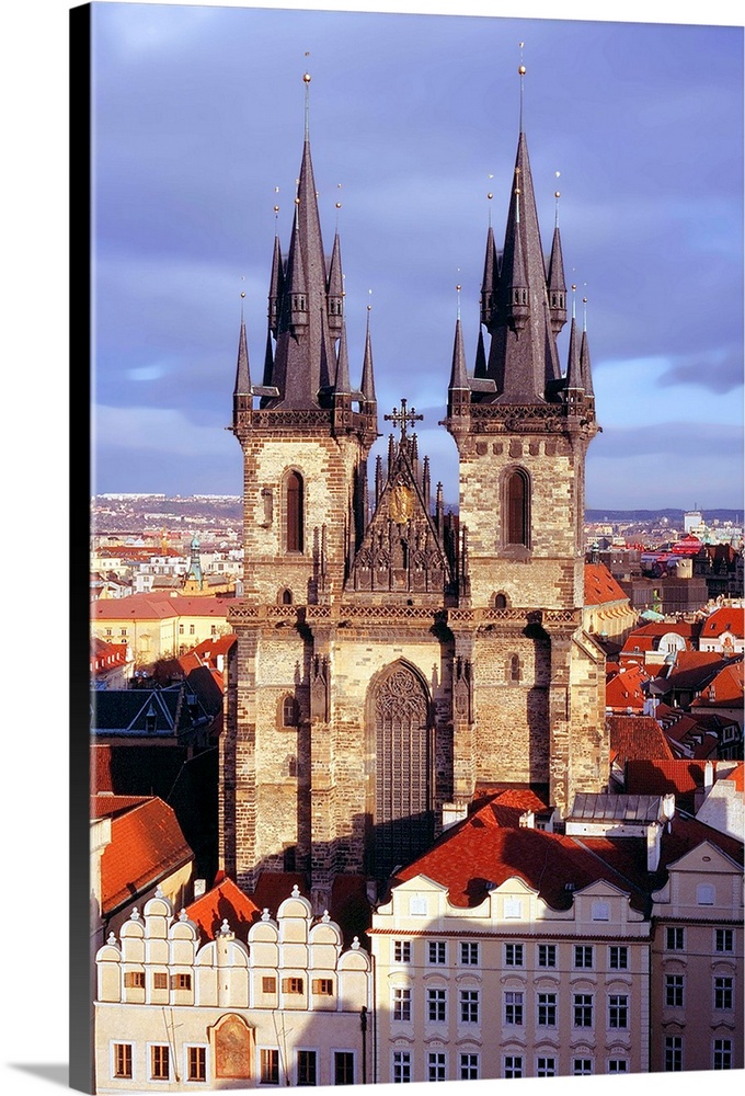 Europe, Czech Republic, Prague. Church of Our Lady before Tyn, Prague.