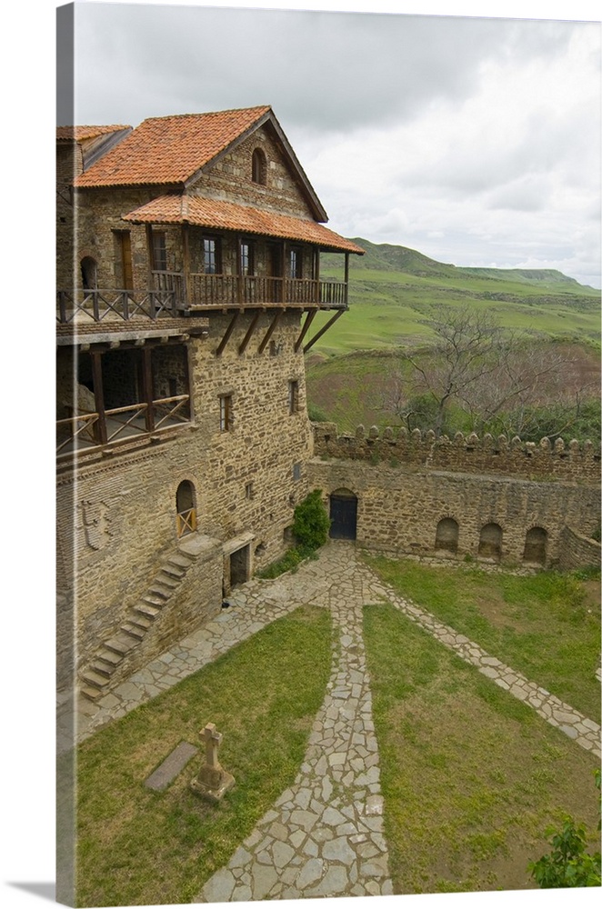 David Gareja rock-hewn cave monastery in Kakheti region, Georgia.