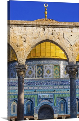 Dome Of The Rock Islamic Mosque Temple Mount Jerusalem Israel