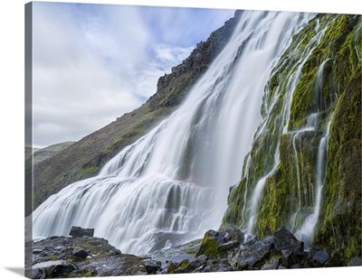 Dynjandi Waterfall, An Icon Of The Westfjords In Northwest Iceland