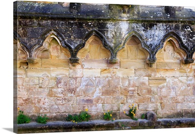 England, North Yorkshire, Cistercian Monastery, Ruins Of Archways Near Church Nave