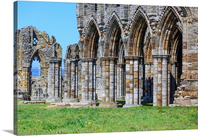 England, North Yorkshire, Whitby, North Sea, Whitby Abbey, Monastery