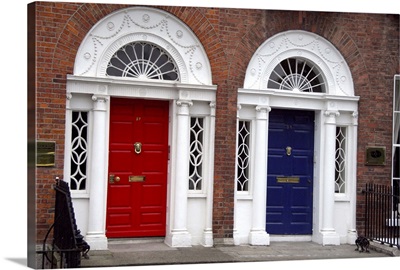 Europe, Ireland, Dublin, Georgian door