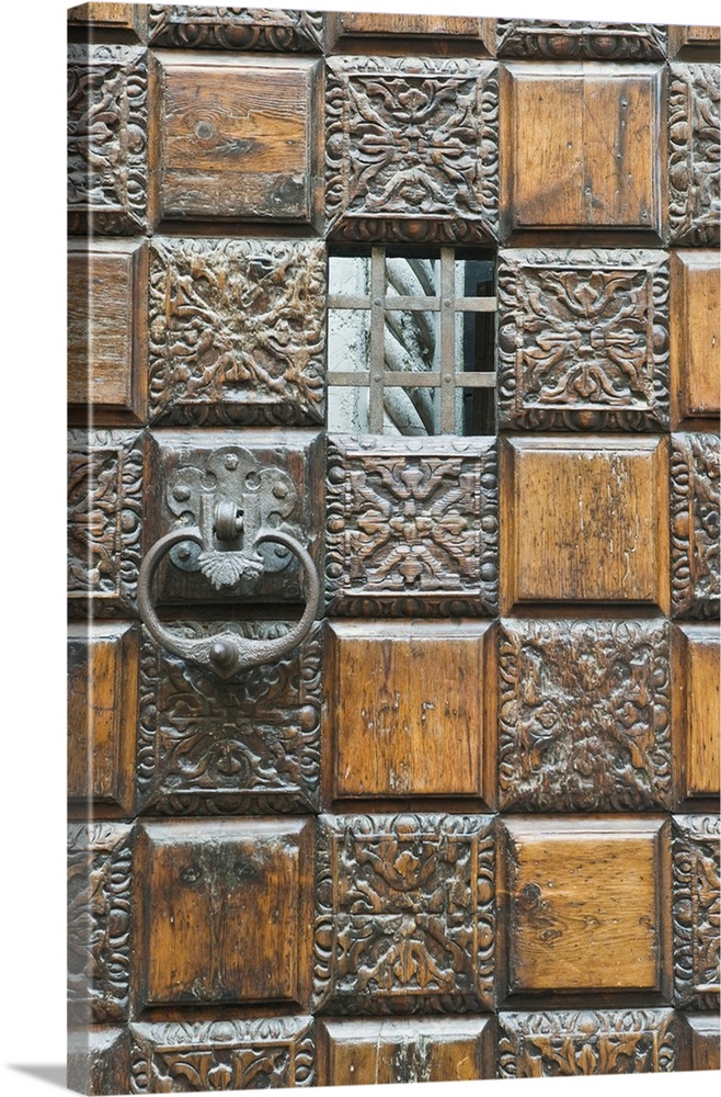 Europe, Italy, Venice, Ca' d'Oro (Palazzo Santa Sofia) Door