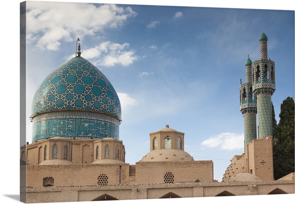 Iran, Southeastern Iran, Mahan, Aramgah-e Shah Nematollah Vali, mausoleum of Sufi dervish Shah Nematollah Vali, 15th centu...