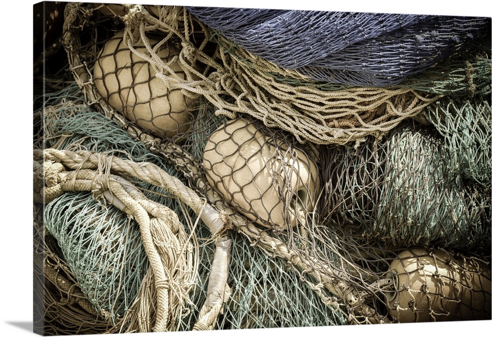 Fishing nets, Burano, Veneto, Italy.
