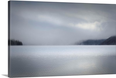 Foggy Morning At Redfish Lake, Sawtooth National Recreation Area, Idaho