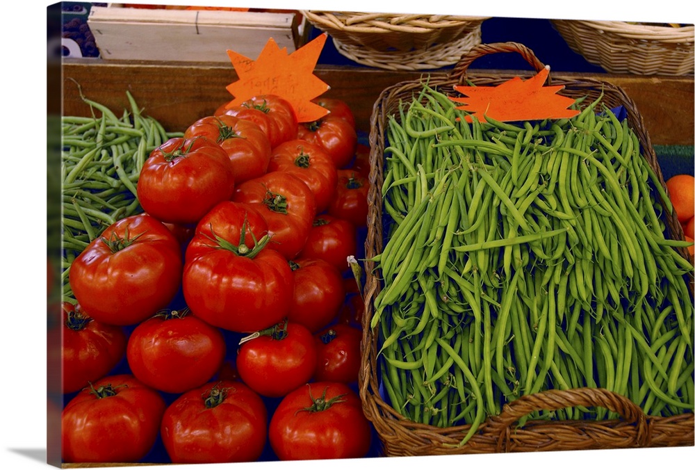France, Avignon, Provence, fresh produce at indoor market