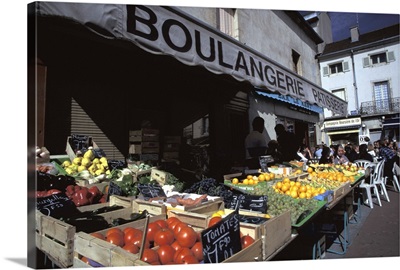 France, Dijon, Outdoor market