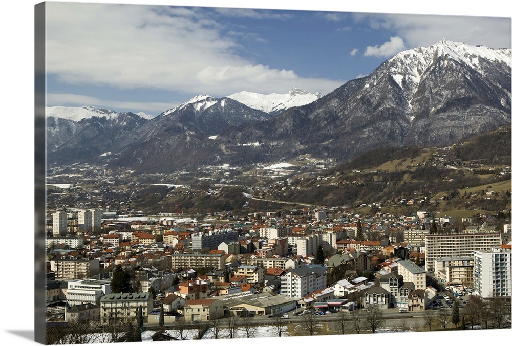 France, French Alps (Savoie), Albertville, Town View