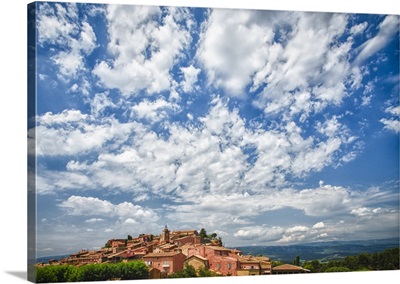 France, Provence, Roussillon, Village View