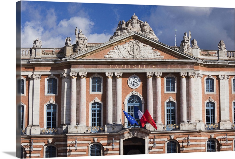 France, Toulouse, Place Du Capitole, Town Hall