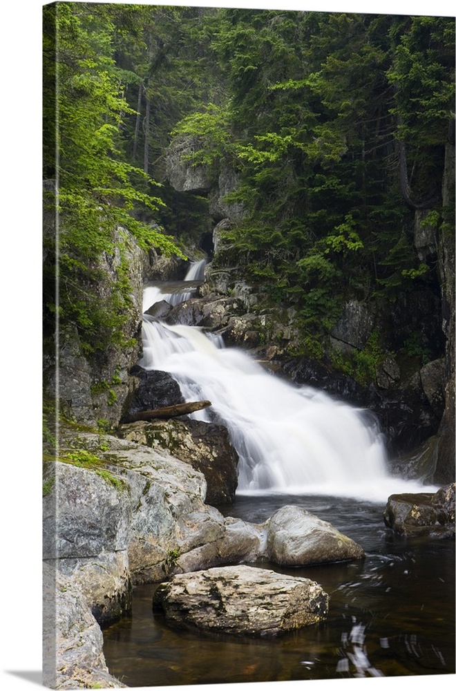 Garfield Falls in Pittsburg, New Hampshire. East Branch of the Dead Diamond River.