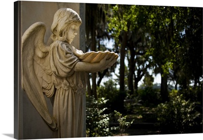 Georgia, Savannah, Graveyard statue