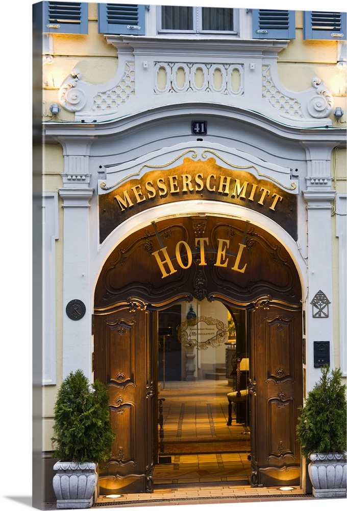 GERMANY, Bayern-Bavaria, Bamberg. Messerschmitt Hotel, former home of aircraft designer Willy Messerschmitt.