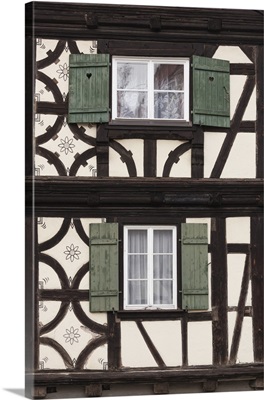 Germany, Black Forest, Alpirsbach, half timbered building