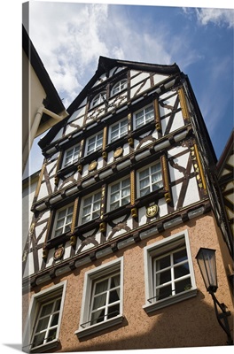 Germany, Mosel River Valley, Cochem, Half Timbered House