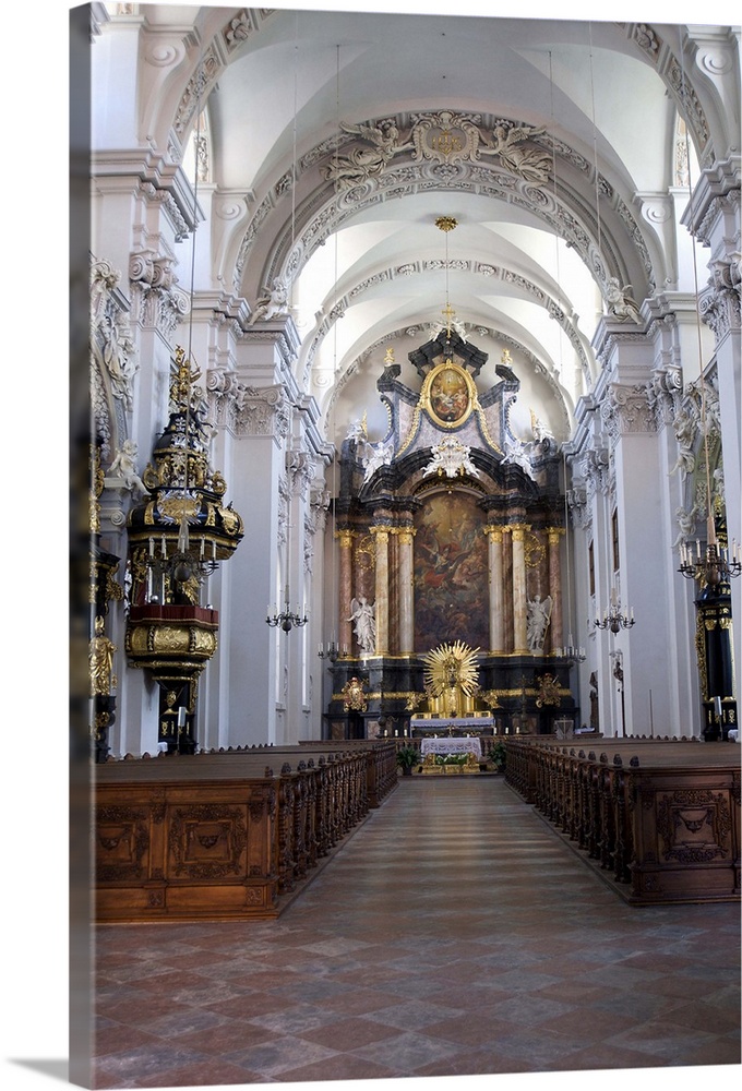 Germany, Passau, St. Michaels's Jesuit church interior