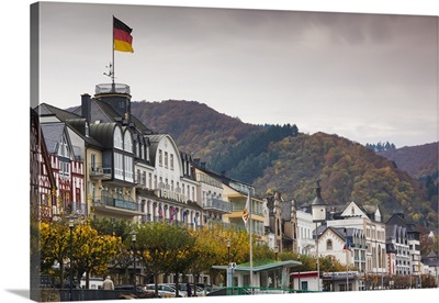 Germany, Rheinland-Pfalz, Boppard, town view along Rhein River