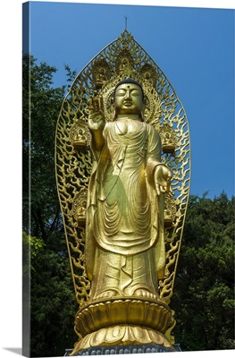 Golden Buddha, Fortress of Suwon, South Korea