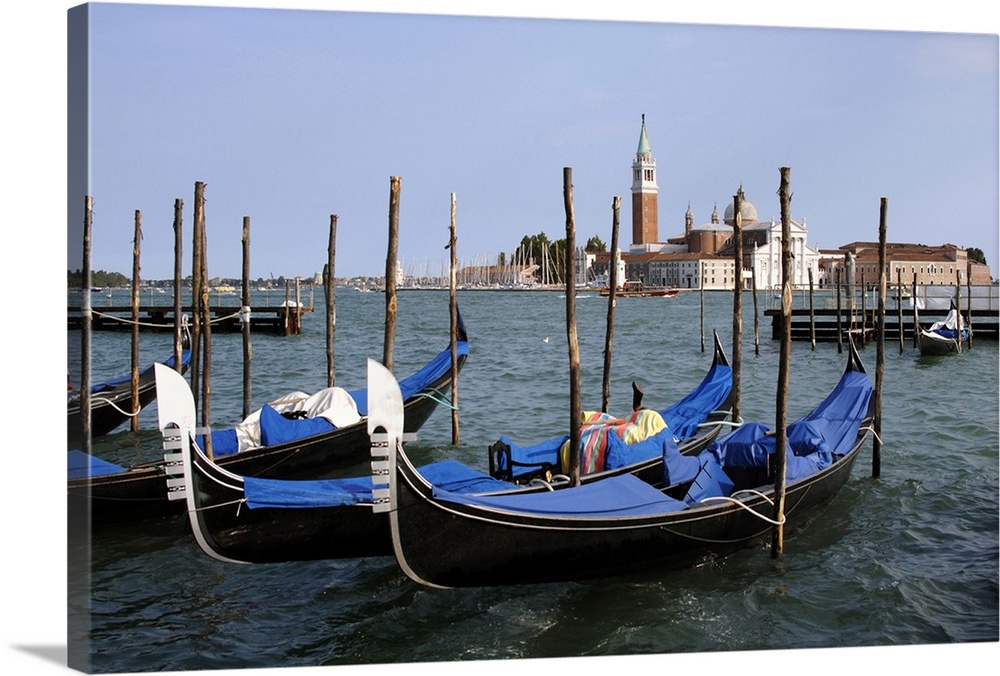 Gondolas. Venice. Italy.