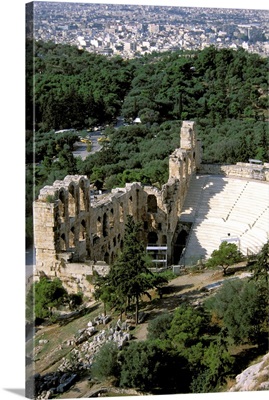 Greece, Athens, Acropolis, Theater Of Herod Atticus (161 AD)