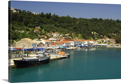 Greece, Katakolon Aka Katakolo. Popular Port City On The Ionian Sea