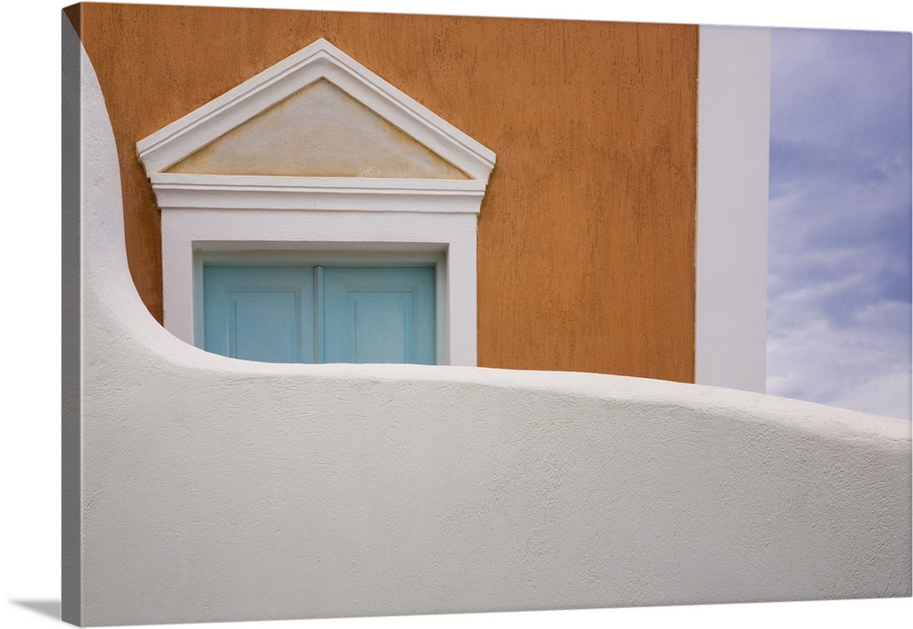 Greece, Thira. House exterior. Credit: Jim Nilsen