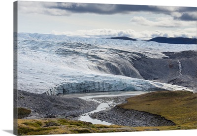 Greenland, Kangerlussuaq, Retreating Russell Glacier At The Edge Of The Ice Cap