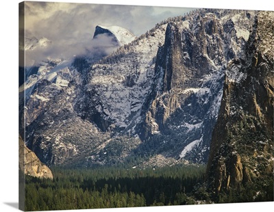 Half Dome And Valley, Yosemite National Park, California