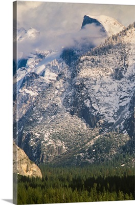 Half Dome And Valley, Yosemite National Park, California