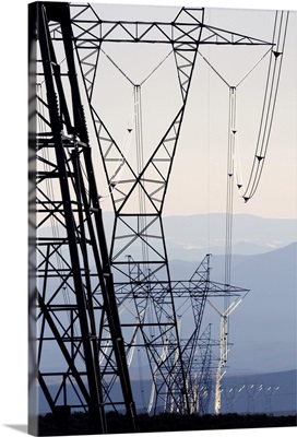 High voltage electrical transmission powerlines