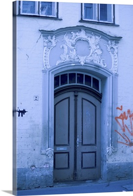 Historic door, Lubeck, Germany