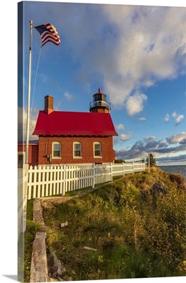 Historic Eagle Harbor Lighthouse, The Upper Peninsula Of Michigan, USA