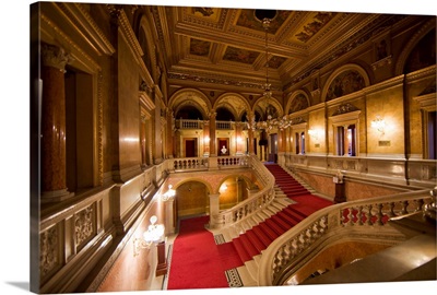 Hungary, Budapest, Interior Of The Opera House