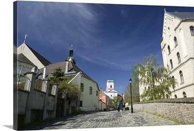 Hungary, Western Transdanubia, Gyor: Kaptalan Domb Hill and Bishop's Castle