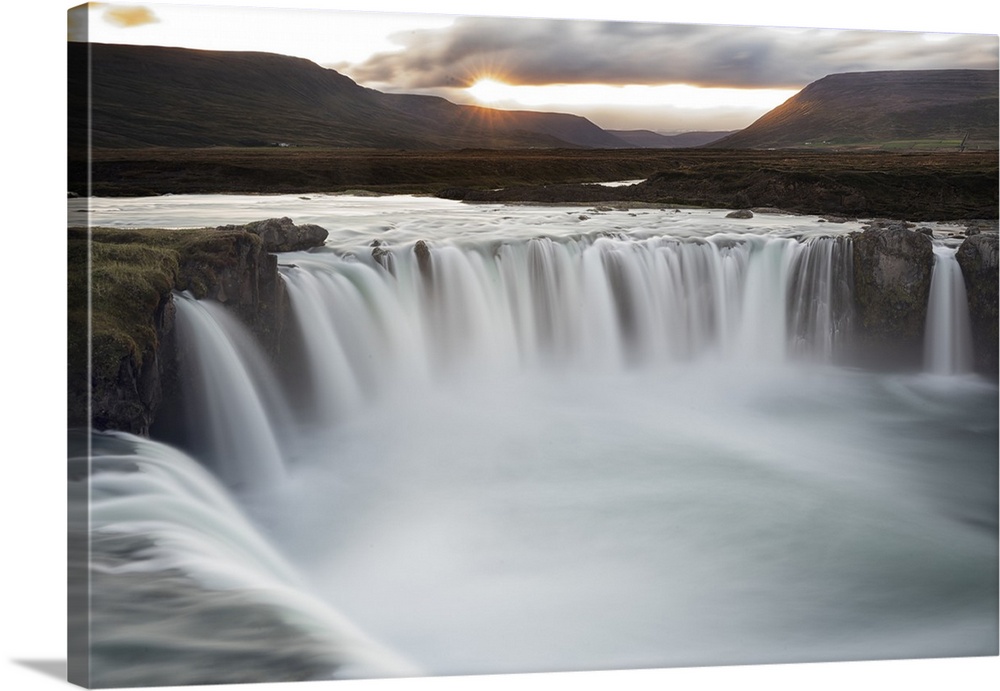 Iceland, Godafoss Waterfall