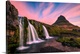 image thumbnail of Iceland, Kirkjufellsfoss. Waterfall at sunrise.