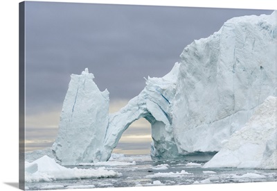 Ilulissat Icefjord At Disko Bay, Greenland, Danish Territory
