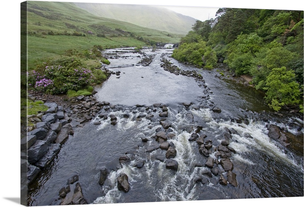 Aasleagh Falls, County Mayo, Ireland, stream, water