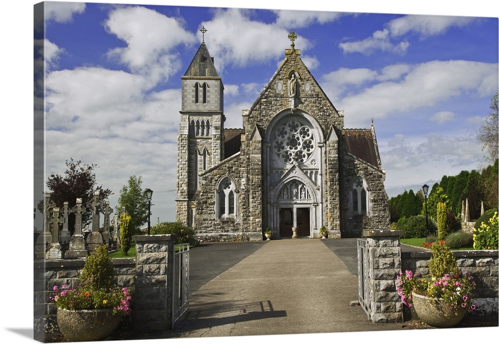 Europe, Ireland, County Tipperary, Emly. View of Saint Ailbe's Church. Credit as: Dennis Flaherty / Jaynes Gallery / Danit...