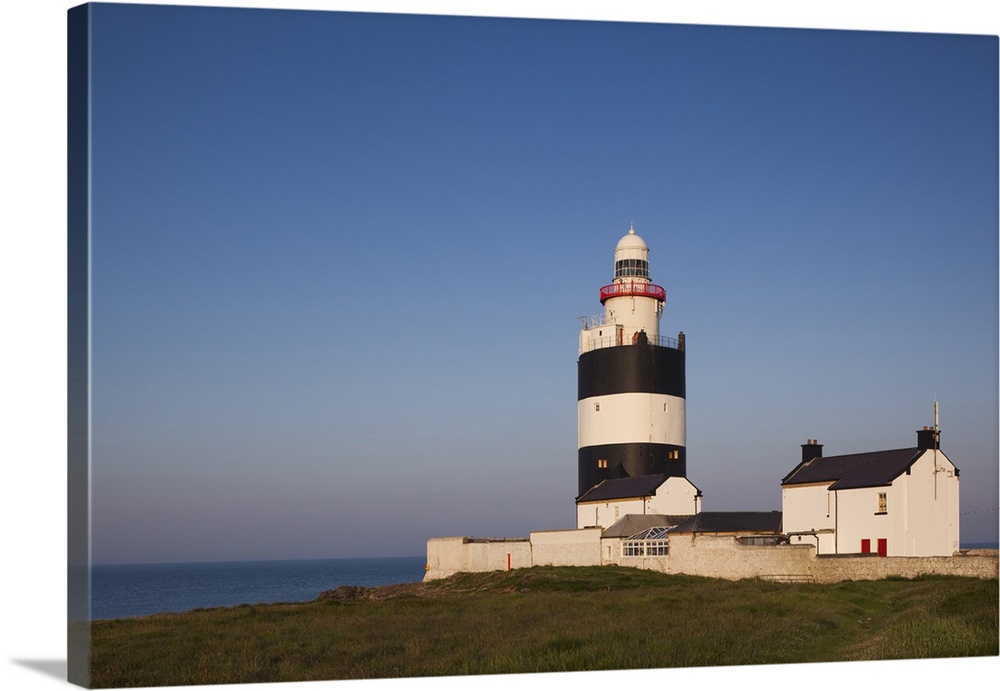 Ireland, County Wexford, Hook Peninsula, Hook Head, Hook Head LIghthouse, dawn.