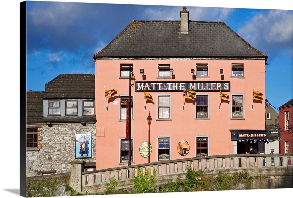 Europe, Ireland, Kilkenny. Exterior of Matt the Miller's pub. Credit as: Dennis Flaherty / Jaynes Gallery / DanitaDelimont...