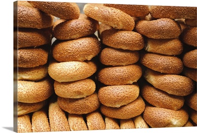 Israel, Jerusalem, traditional bread, bagels