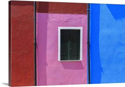 Italy, Burano, Colorful House Walls