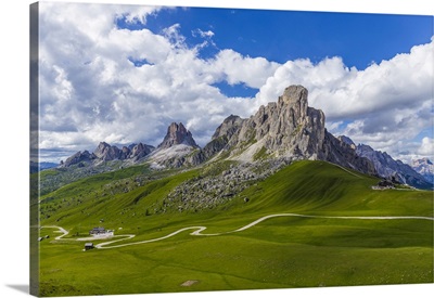Italy, Dolomites, Giau Pass, Mountain Meadow