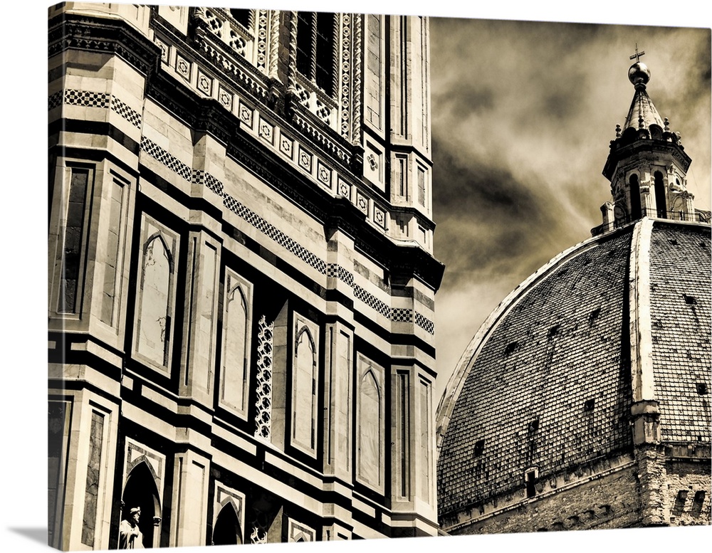 Italy, Florence. Infrared of Florence and duomo.