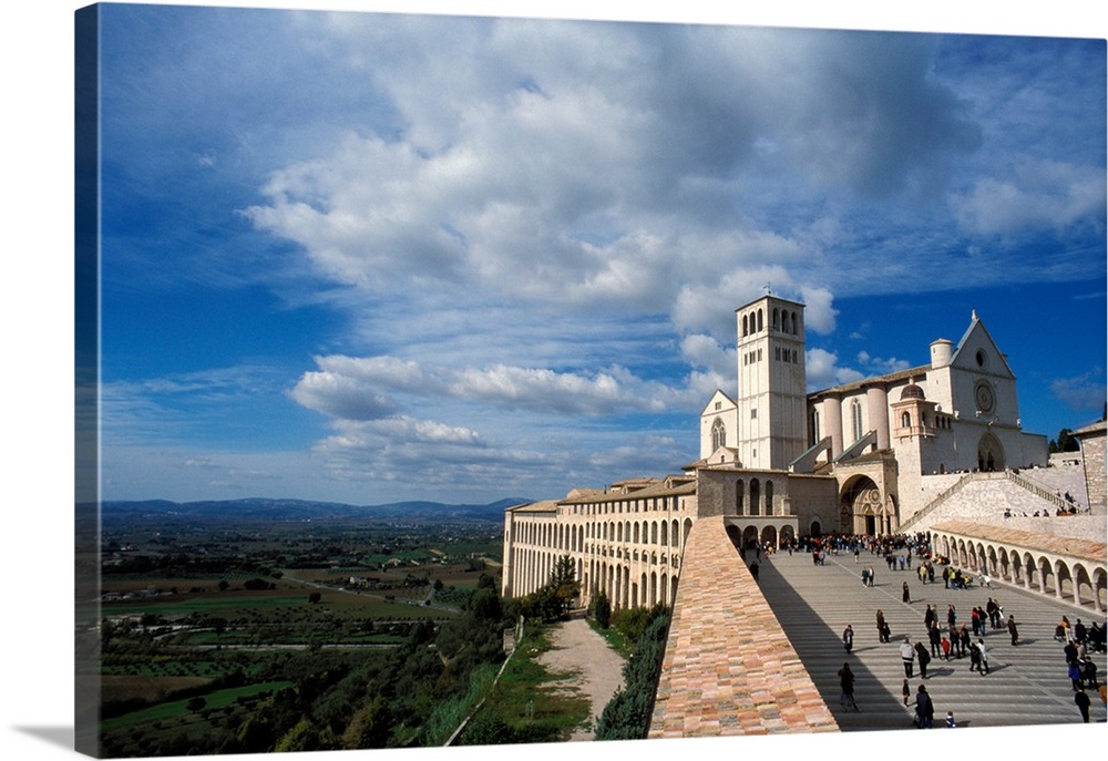 Italy. Umbria. Assisi. Basilica di San Francesco.