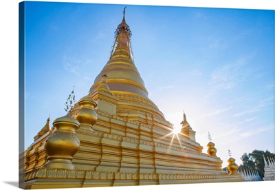 Kuthodaw Pagoda In Mandalay, Myanmar