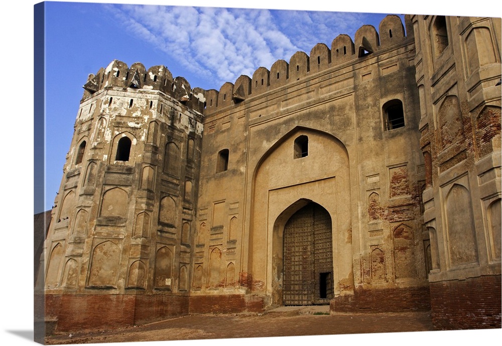 Lahore Fort constructed by Mughal emperor in Lahore, Pakistan.